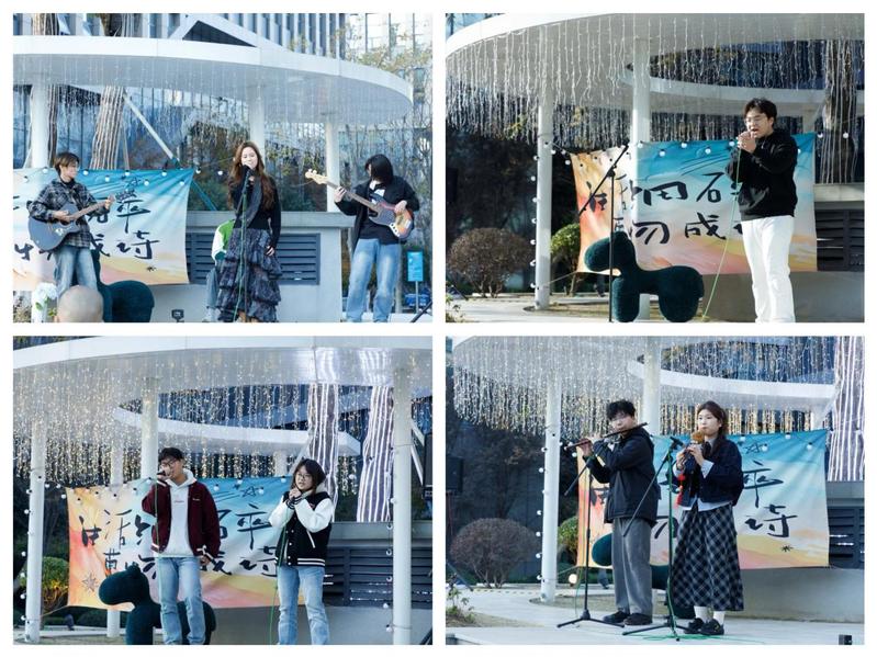 青春之声唱响冬日暖律，交院学子...